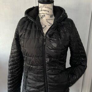 Women's Black Quilted Jacket